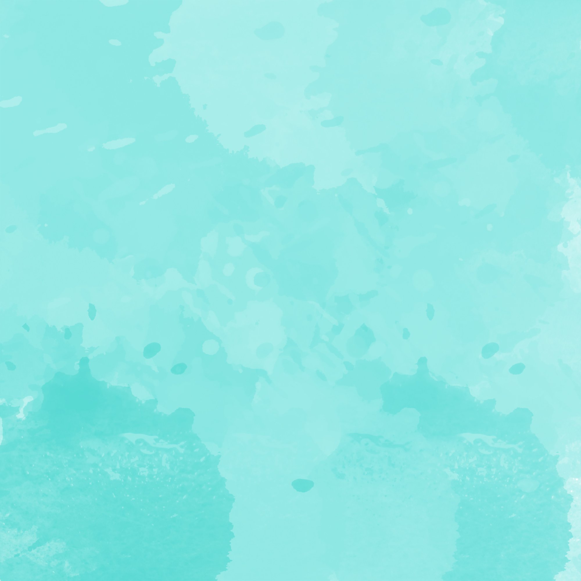 Blue Teal Watercolor Swash Background